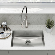 Tourner 66 × 45,7 cm acier inoxydable, simple Basin, Undermount évier de cuisine