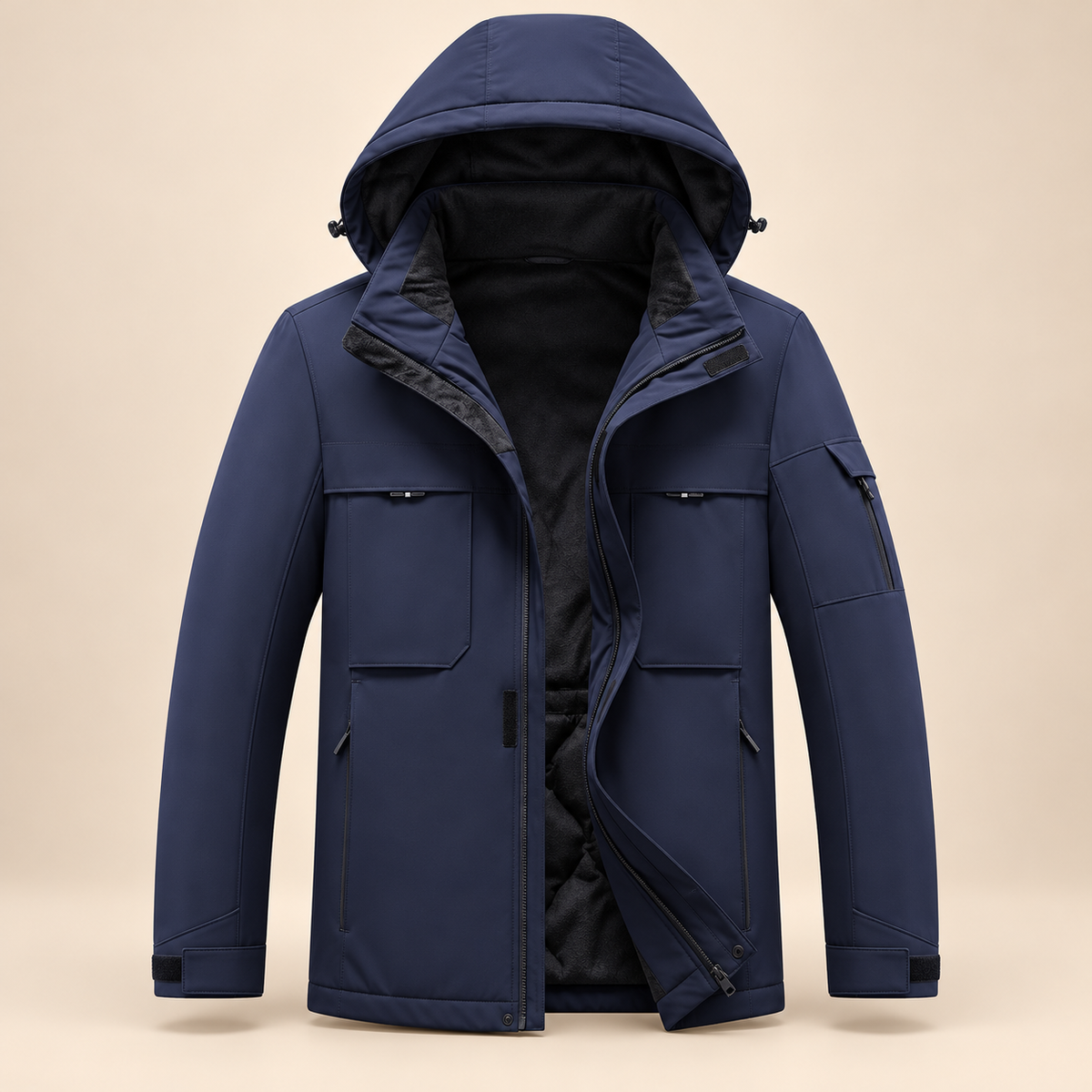 USB Heated Outdoor Jacket — 9 Heating Zones