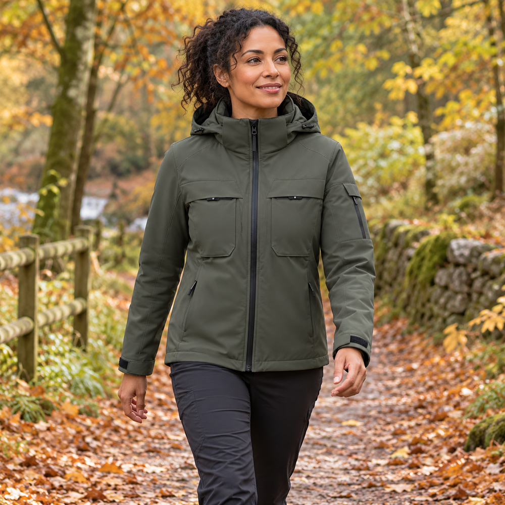 USB Heated Outdoor Jacket — 9 Heating Zones