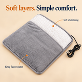 USB Foot Warmer Pad — Soft Fleece Pocket