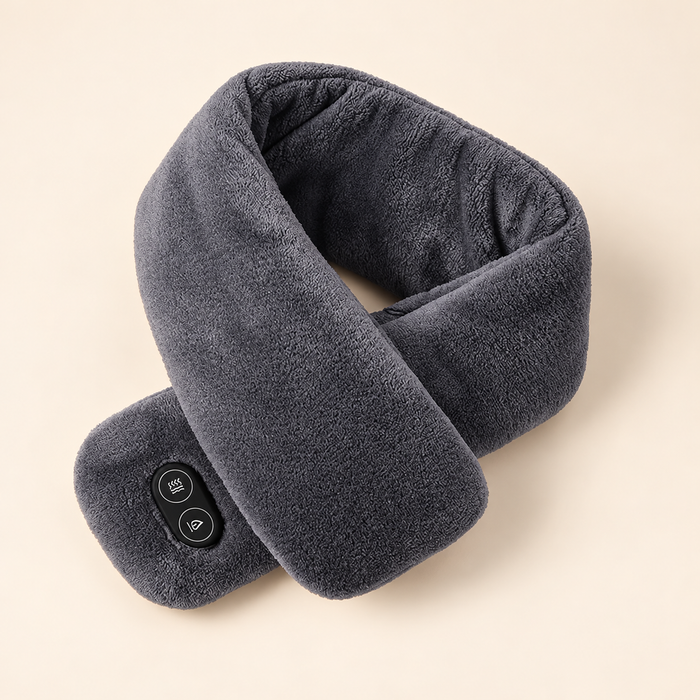 USB Heated Scarf — Neck Warmth & Massage