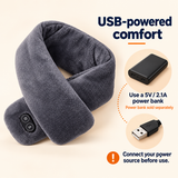 USB Heated Scarf — Neck Warmth & Massage
