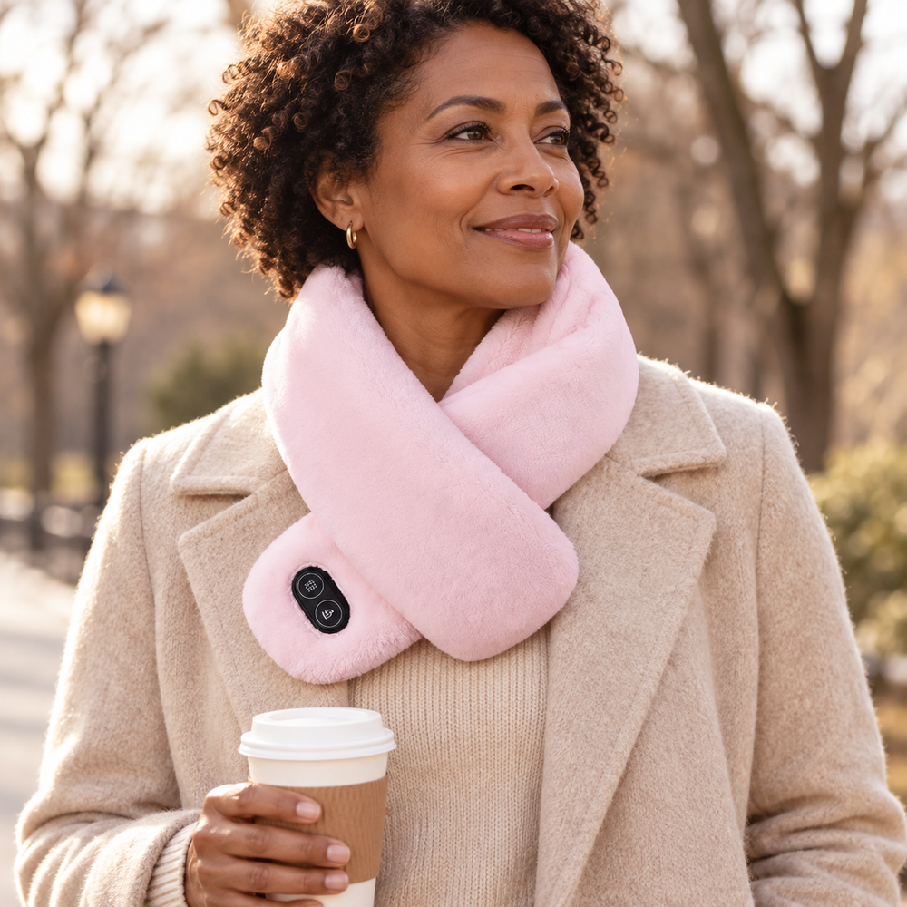 USB Heated Scarf — Neck Warmth & Massage
