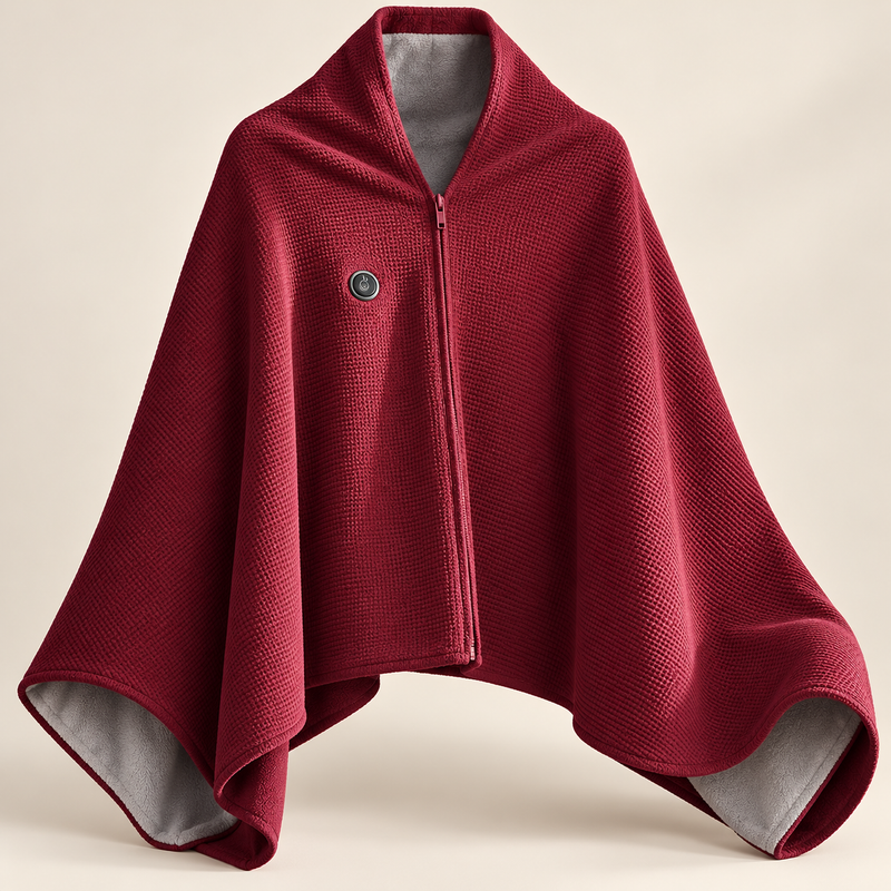 Wearable USB Heated Shawl — 3 Heat Settings