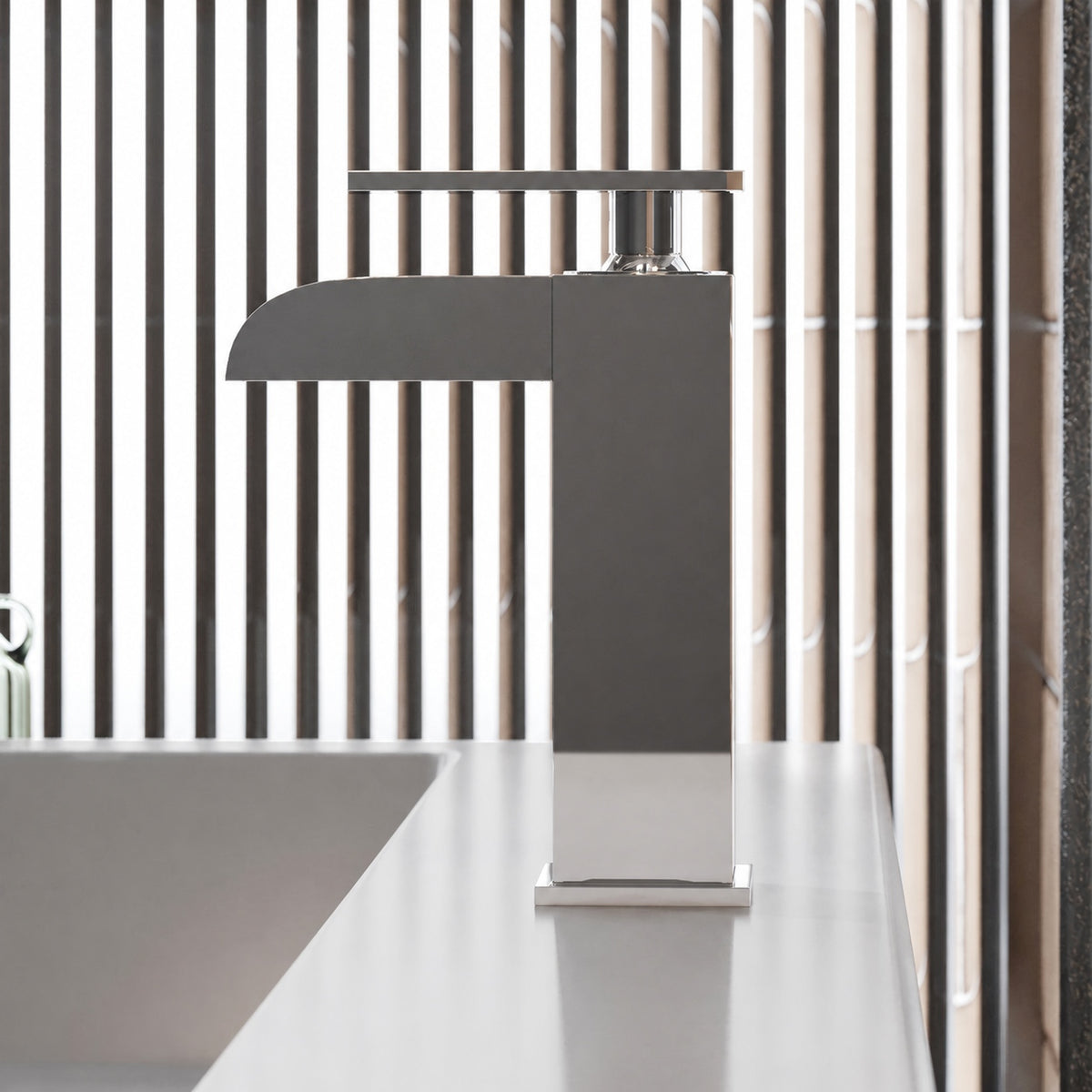 Concorde — Mitigeur de lavabo cascade, finition chromée