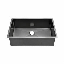 Rivage 81,3 × 48,3 cm acier inoxydable, simple Basin, Undermount évier de cuisine, noir