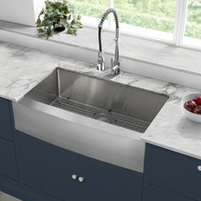 Rivage 91,4 × 53,3 cm acier inoxydable, simple Basin, Farmhouse évier de cuisine avec Apron