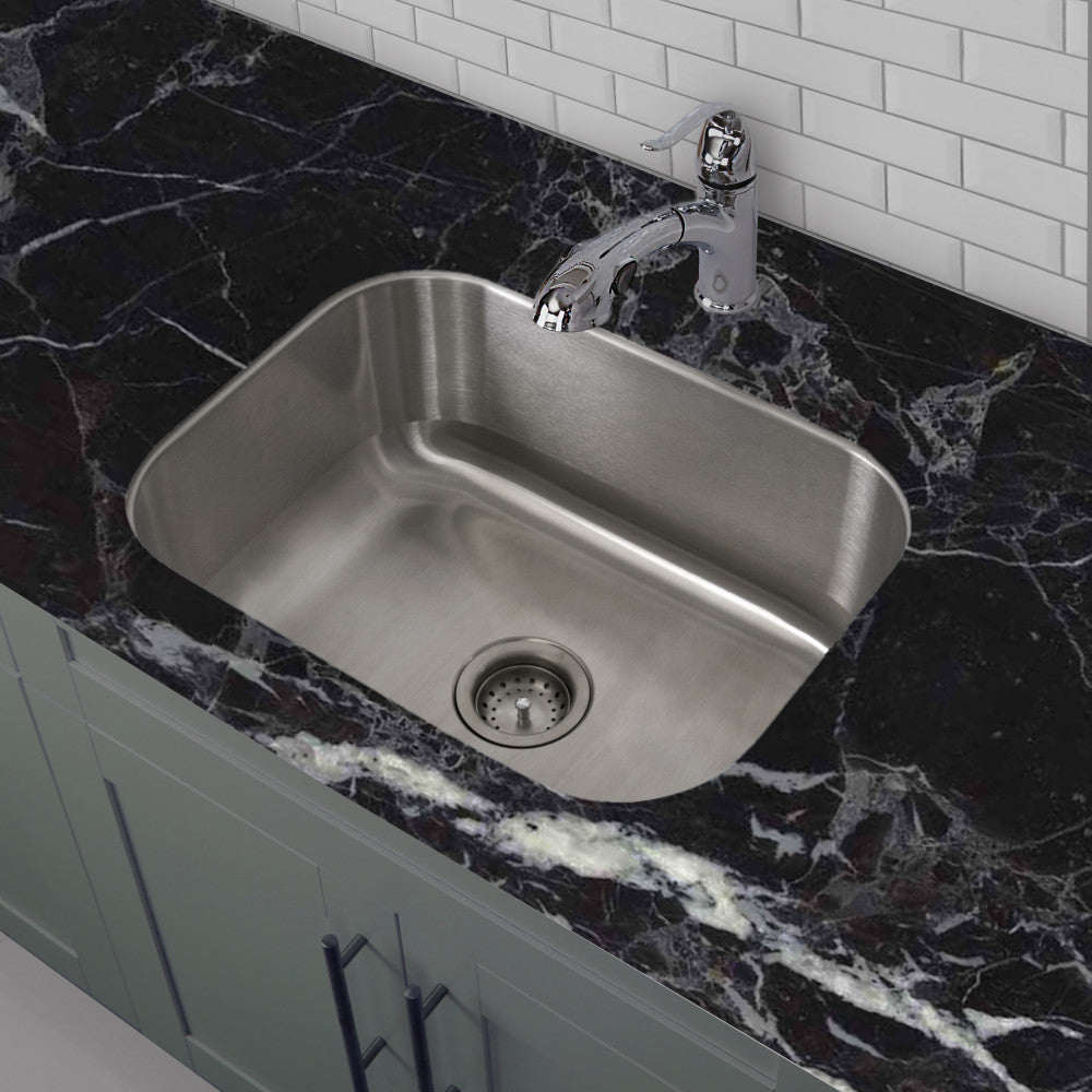 Toulouse 23 1/8 x 17 7/8 acier inoxydable, simple Basin, Undermount évier de cuisine