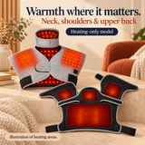 Plug-in Heated Neck & Shoulder Wrap — 3 Settings, UK Plug
