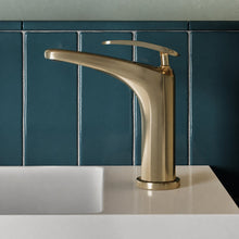 Sublime monotrou, monocommande, mitigeur de lavabo – finition or brossé